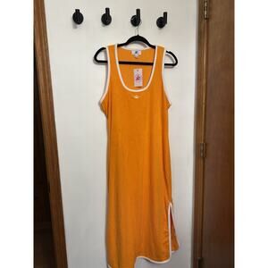 Juicy Couture Beach Dress Terry Cloth Towel Orange Size XL